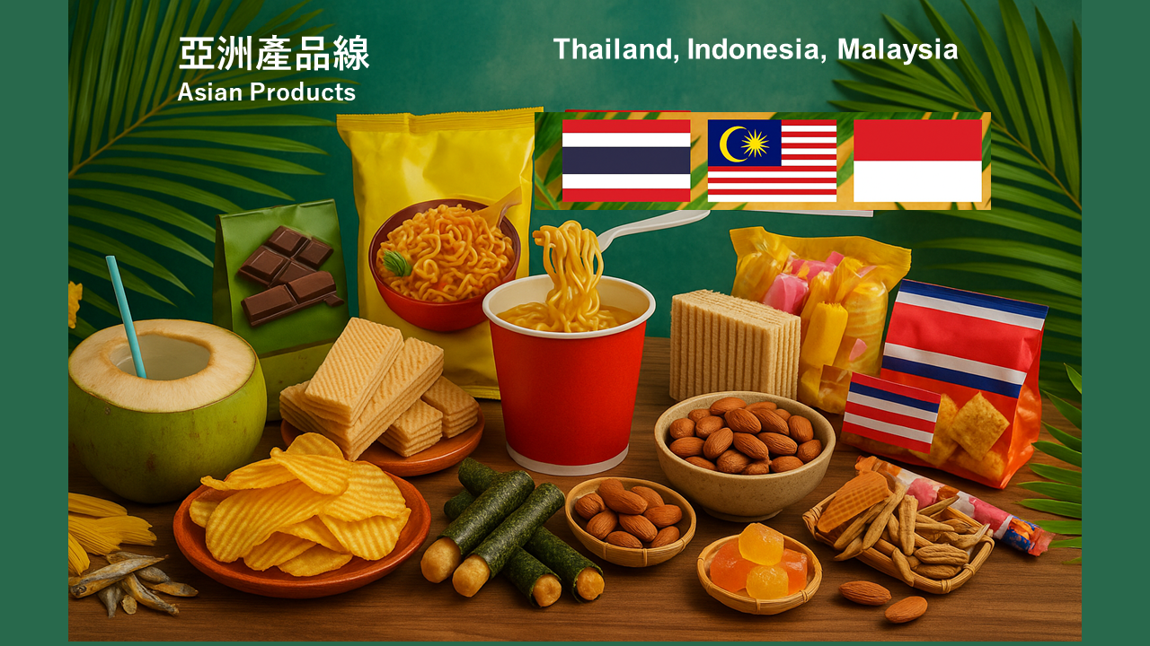 亞洲產品示意